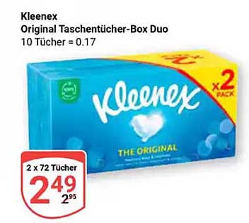 Kleenex Original Taschentücher-Box Duo