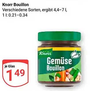 Knorr Gemüse Bouillon