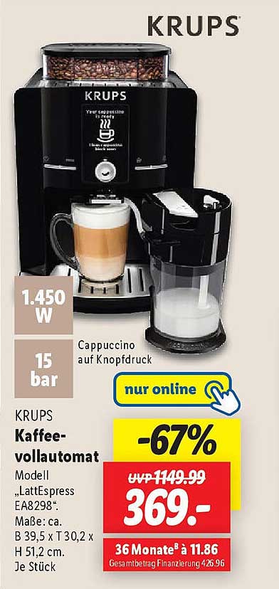 KRUPS Kaffeevollautomat