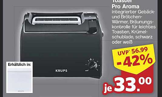 Krups Toaster Pro Aroma