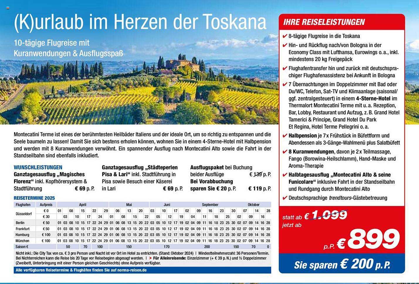 (K)urlaub im Herzen der Toskana