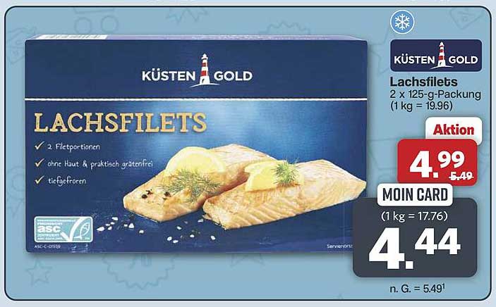 KÜSTEN GOLD LACHSFILETS