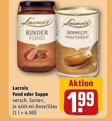 Lacroix Fond oder Suppe