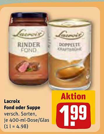 Lacroix Fond oder Suppe