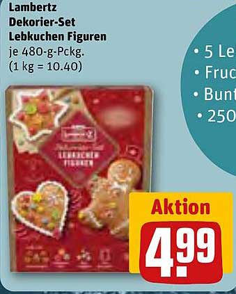 Lambertz Dekorier-Set Lebkuchen Figuren