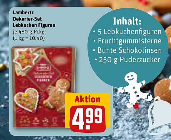 Lambertz Dekorier-Set Lebkuchen Figuren