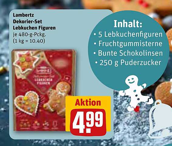 Lambertz Dekorier-Set Lebkuchen Figuren