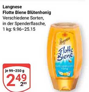 Langnese Flotte Biene Blütenhonig