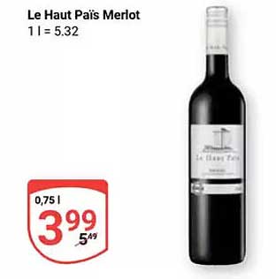 Le Haut Païs Merlot