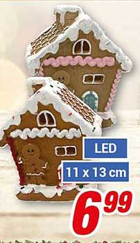 Lebkuchenhaus LED