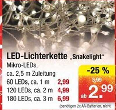 LED-Lichterkette „Snakelight“