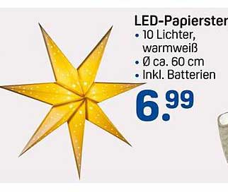 LED-Papierstern