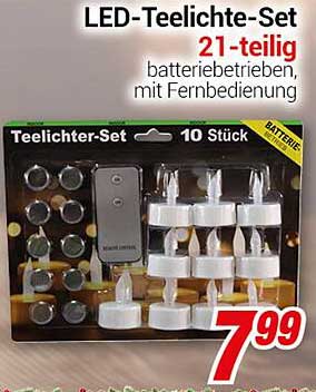 LED-Teelichte-Set