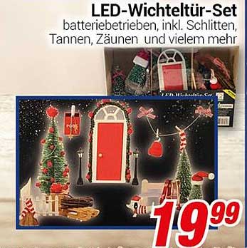 LED-Wichteltür-Set