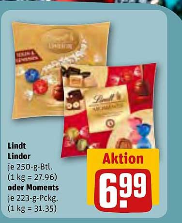 Lindt Lindor oder Moments