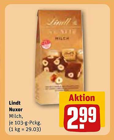 Lindt Nuxor Milch