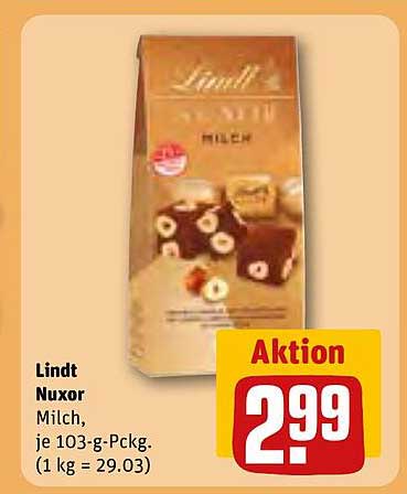 Lindt Nuxor Milch