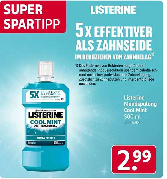 Listerine Mundspülung Cool Mint