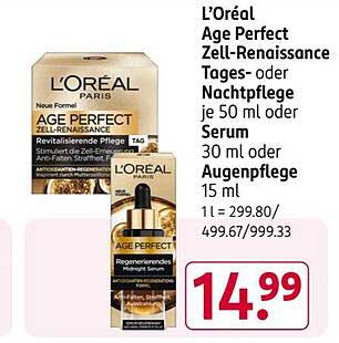 L’Oréal Age Perfect Zell-Renaissance Tages- oder Nachtpflege