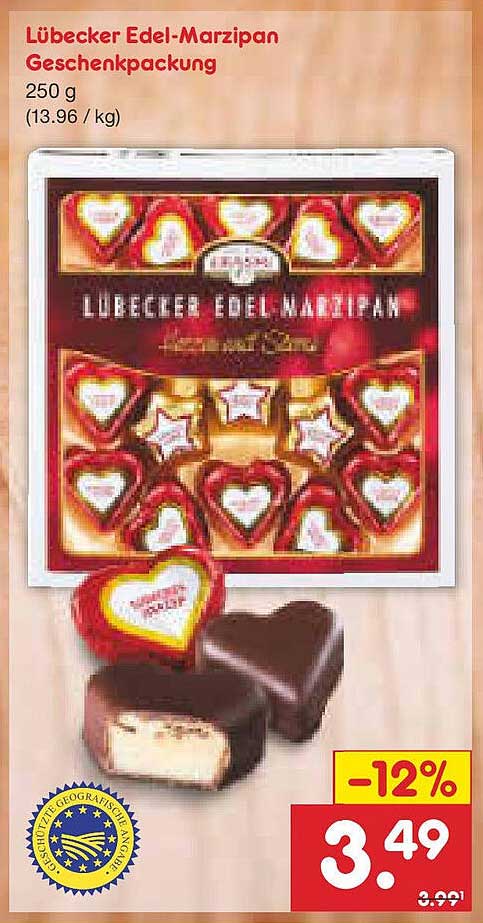 Lübecker Edel-Marzipan Geschenkpackung