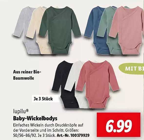 lupilu® Baby-Wickelbodys