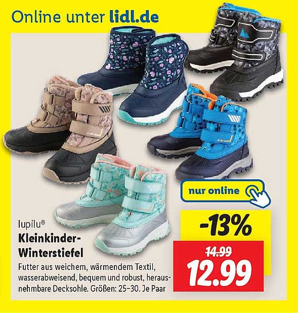 lupilu® Kleinkinder-Winterstiefel