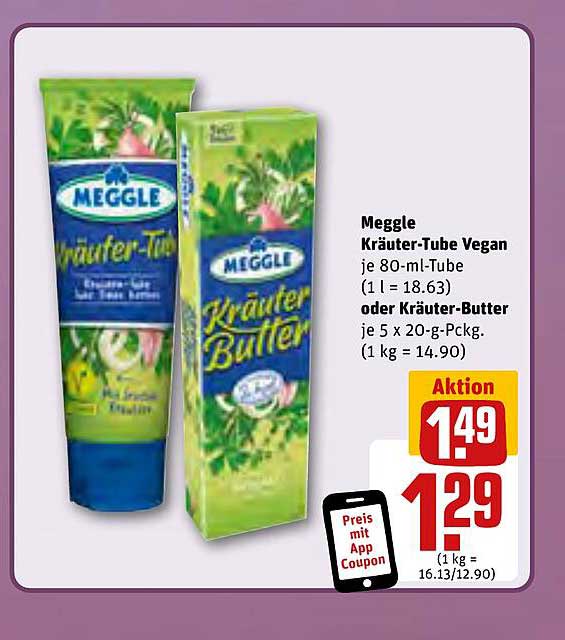 Meggle Kräuter-Tube Vegan