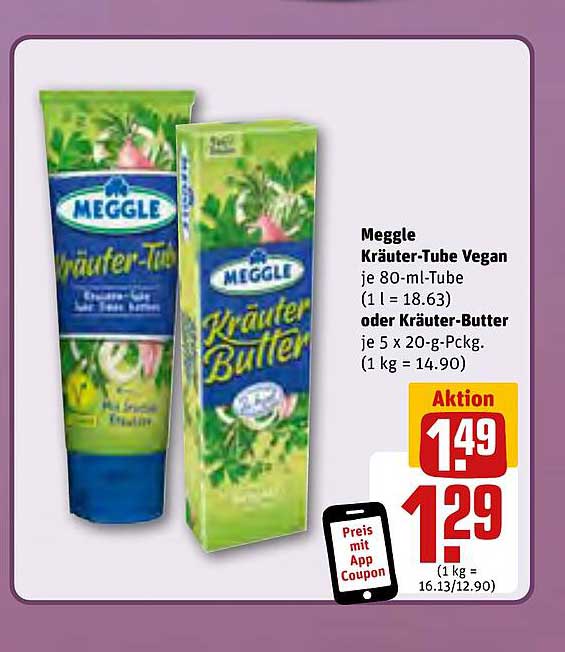 Meggle Kräuter-Tube Vegan