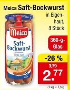 Meica Saft-Bockwurst