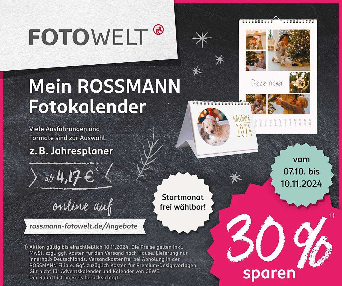 Mein ROSSMANN Fotokalender