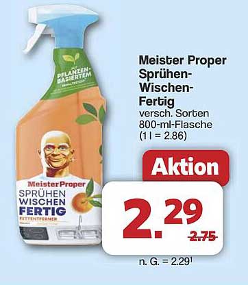 Meister Proper Sprühen-Wischen-Fertig