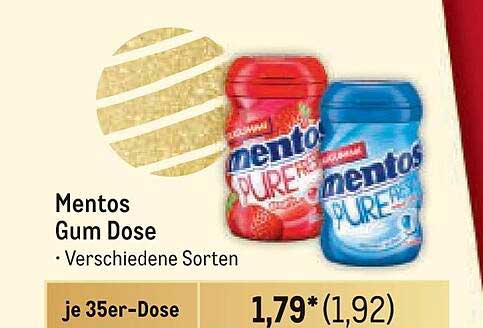 Mentos Gum Dose