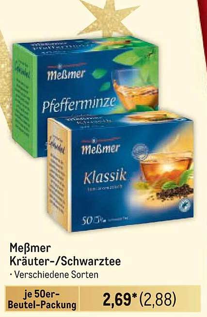 Meßmer Kräuter-/Schwarzertee