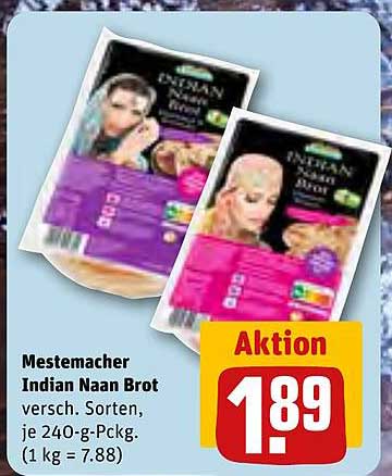 Mestemacher Indian Naan Brot