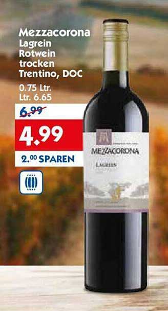 Mezzacorona Lagrein Rotwein trocken Trentino, DOC