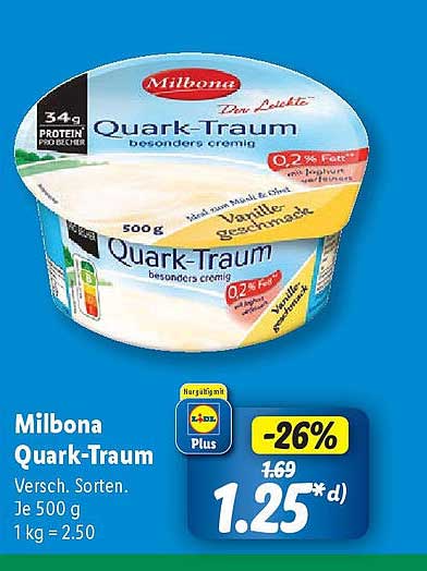 Milbona Quark-Traum