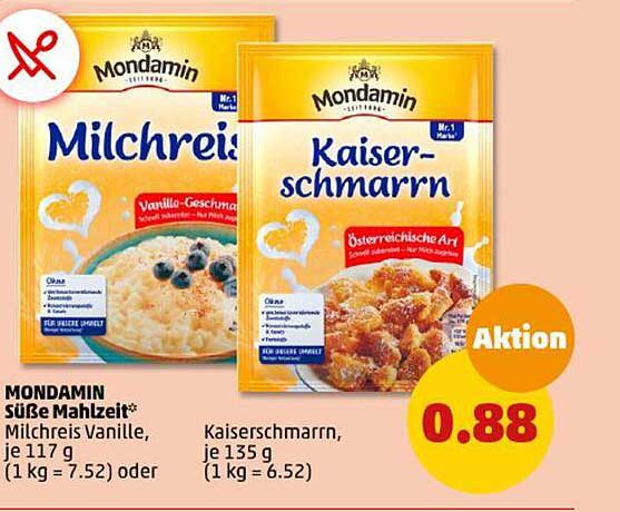 Milchreis Vanille  
Kaiserschmarrn