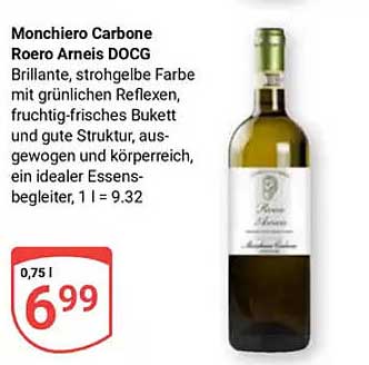 Monchiero Carbone Roero Arneis DOCG