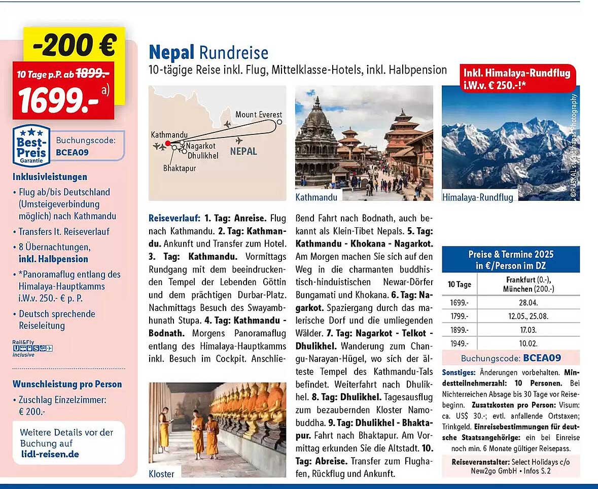 Nepal Rundreise