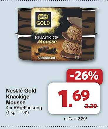 Nestlé Gold Knackige Mousse