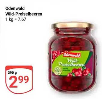 Odenwald Wild-Preiselbeeren