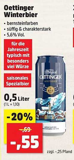 Oettinger Winterbier