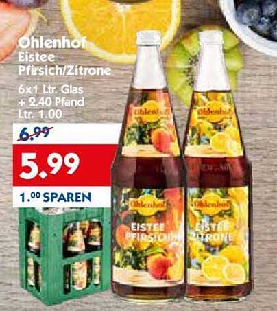 Öhlenhof Eistee Pfirsich/Zitrone