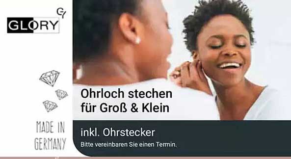 Ohrloch stechen für Groß & Klein