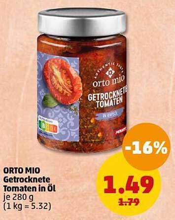 ORTO MIO Getrocknete Tomaten in Öl