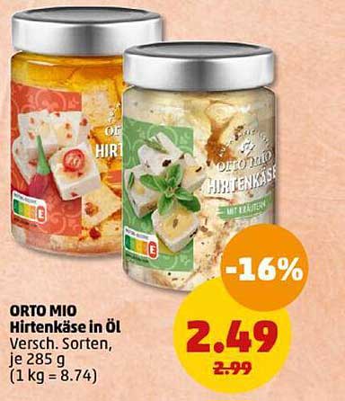 ORTO MIO Hirtenkäse in Öl