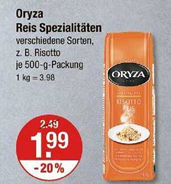 Oryza Reis Spezialitäten