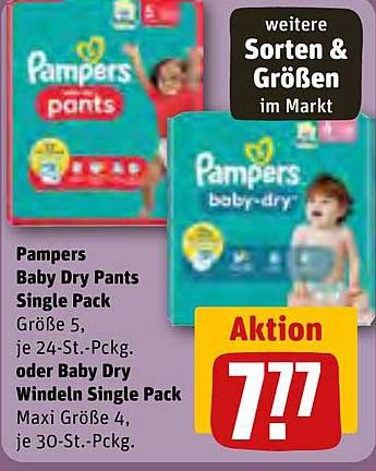 Pampers Baby Dry Pants Single Pack