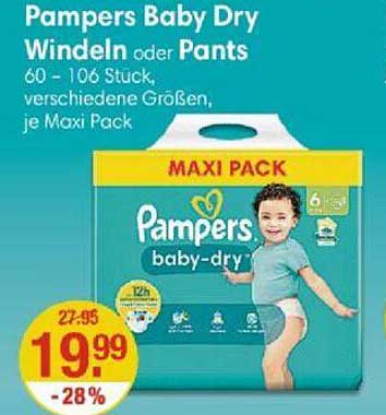 Pampers Baby Dry Windeln oder Pants