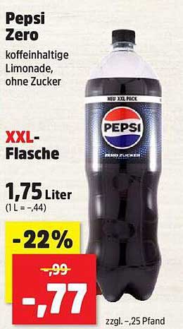 Pepsi Zero XXL-Flasche